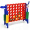 Costway 4-in-A Row Giant Game Set w/Basketball Hoop for Family